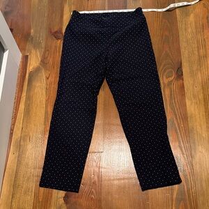Zac & Rachel Navy Polka Dot Pants